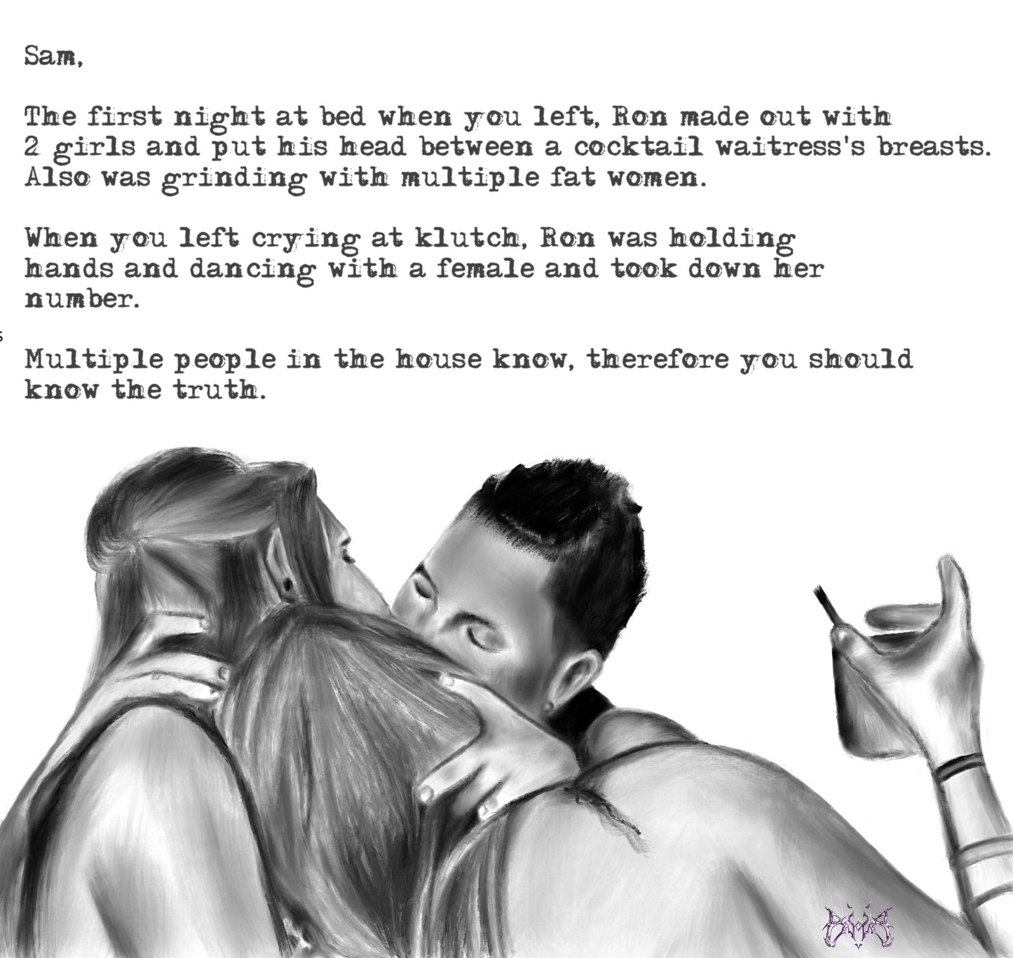 The note sticker artwork