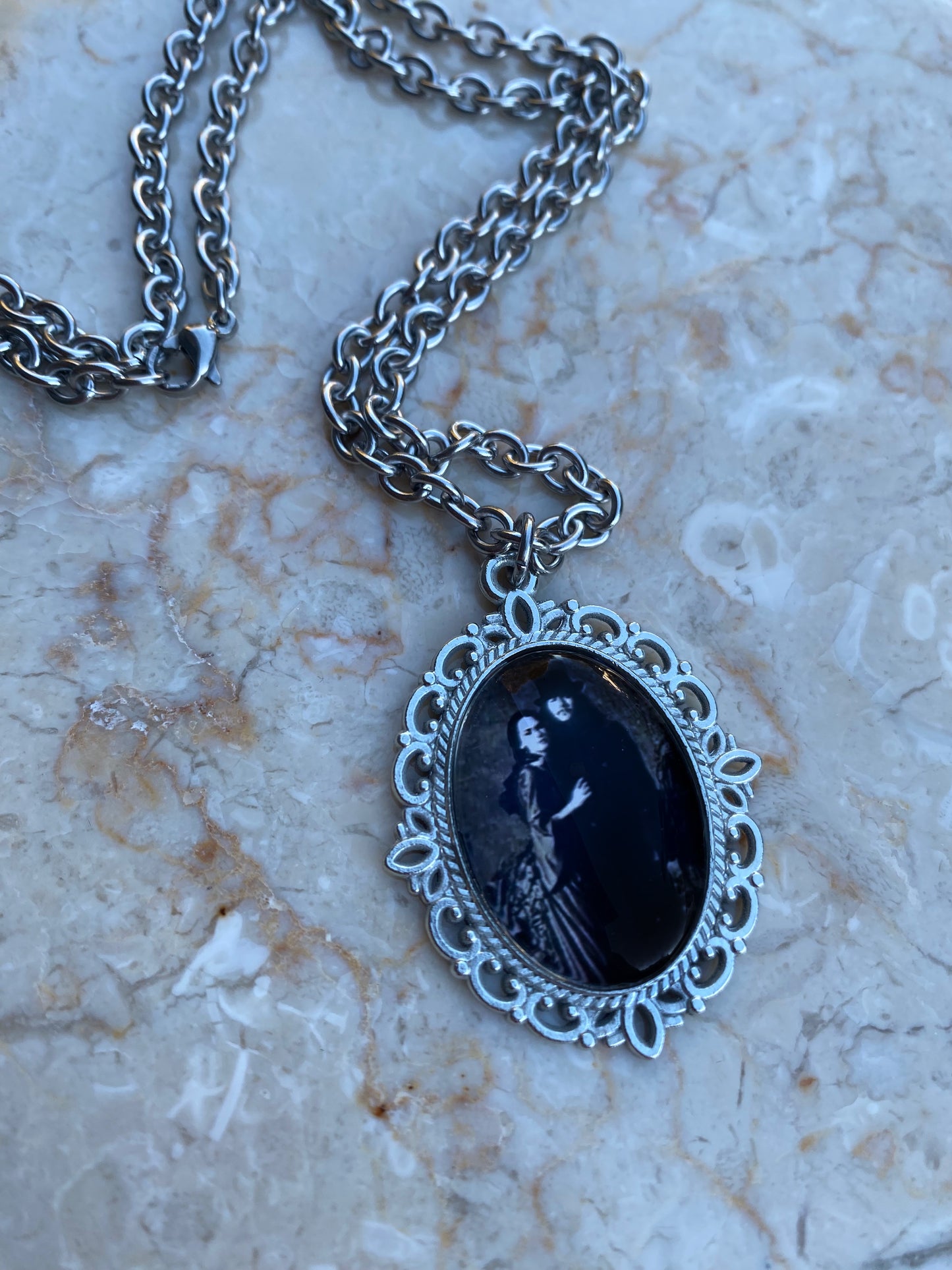 The lovers stainless steel necklaces