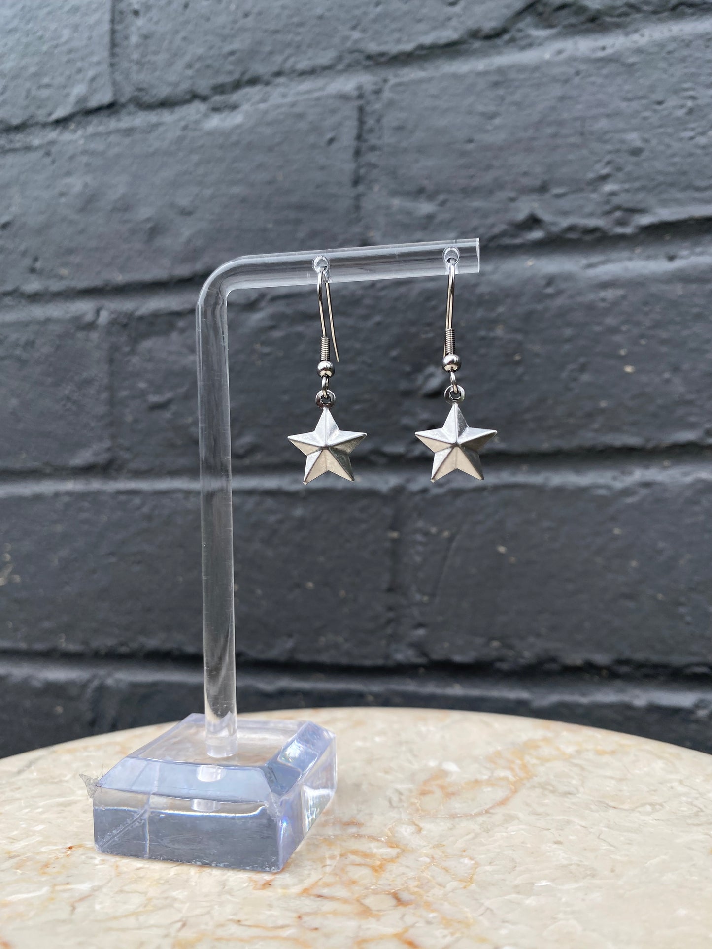 Star earrings stainless steel