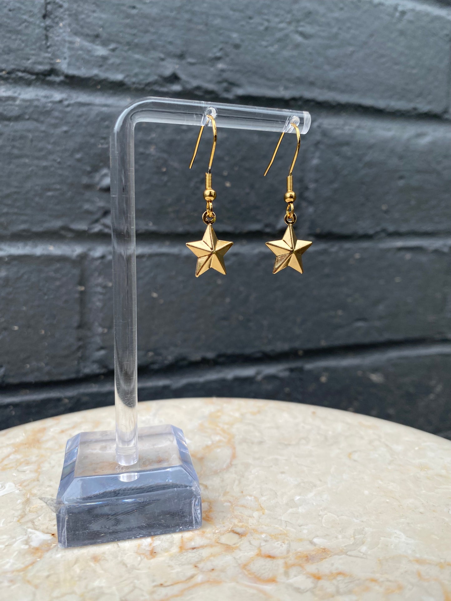 Star earrings stainless steel