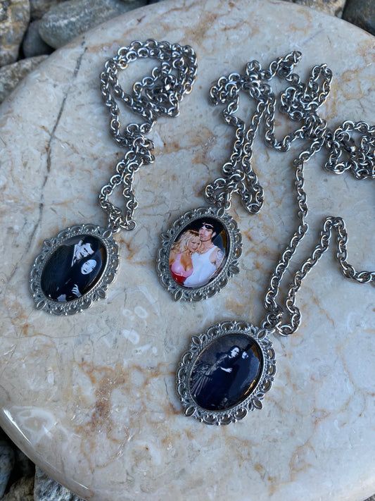 The lovers stainless steel necklaces