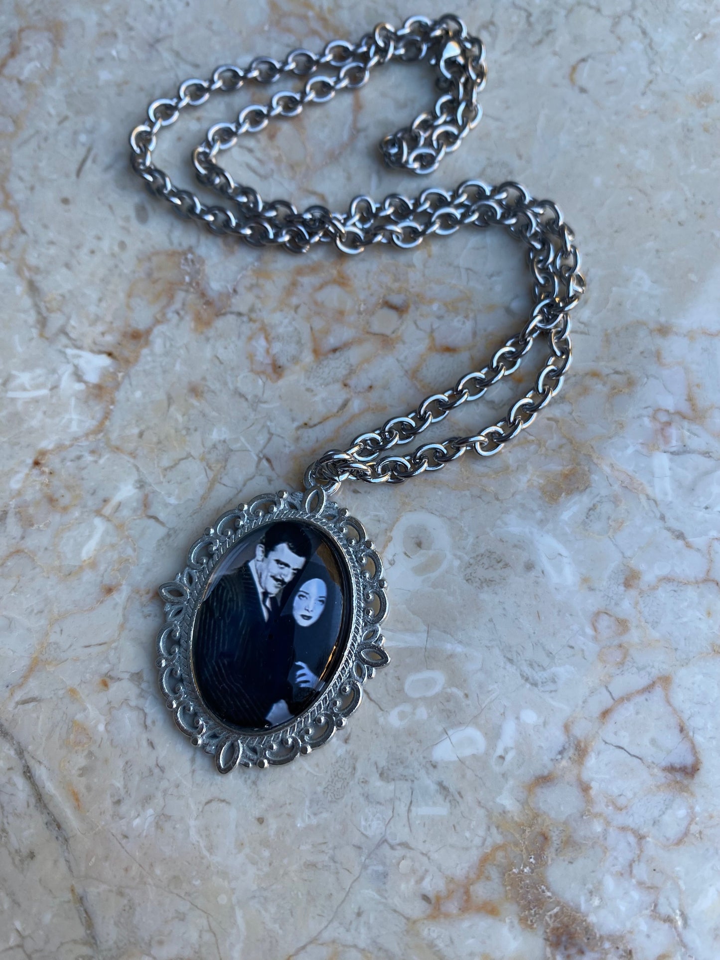 The lovers stainless steel necklaces