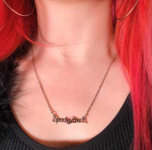 Spooky Bitch necklace