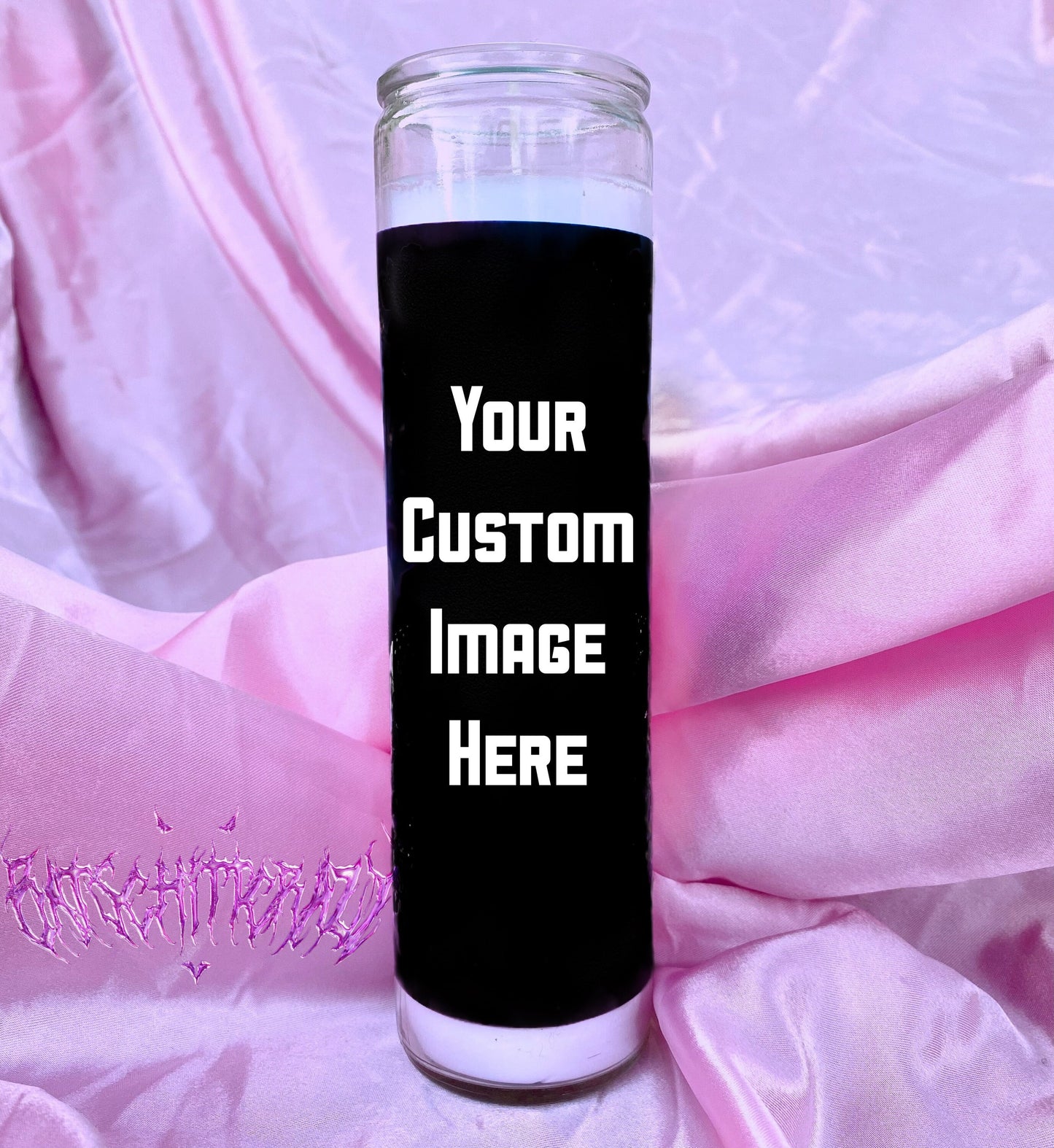 Custom candle image