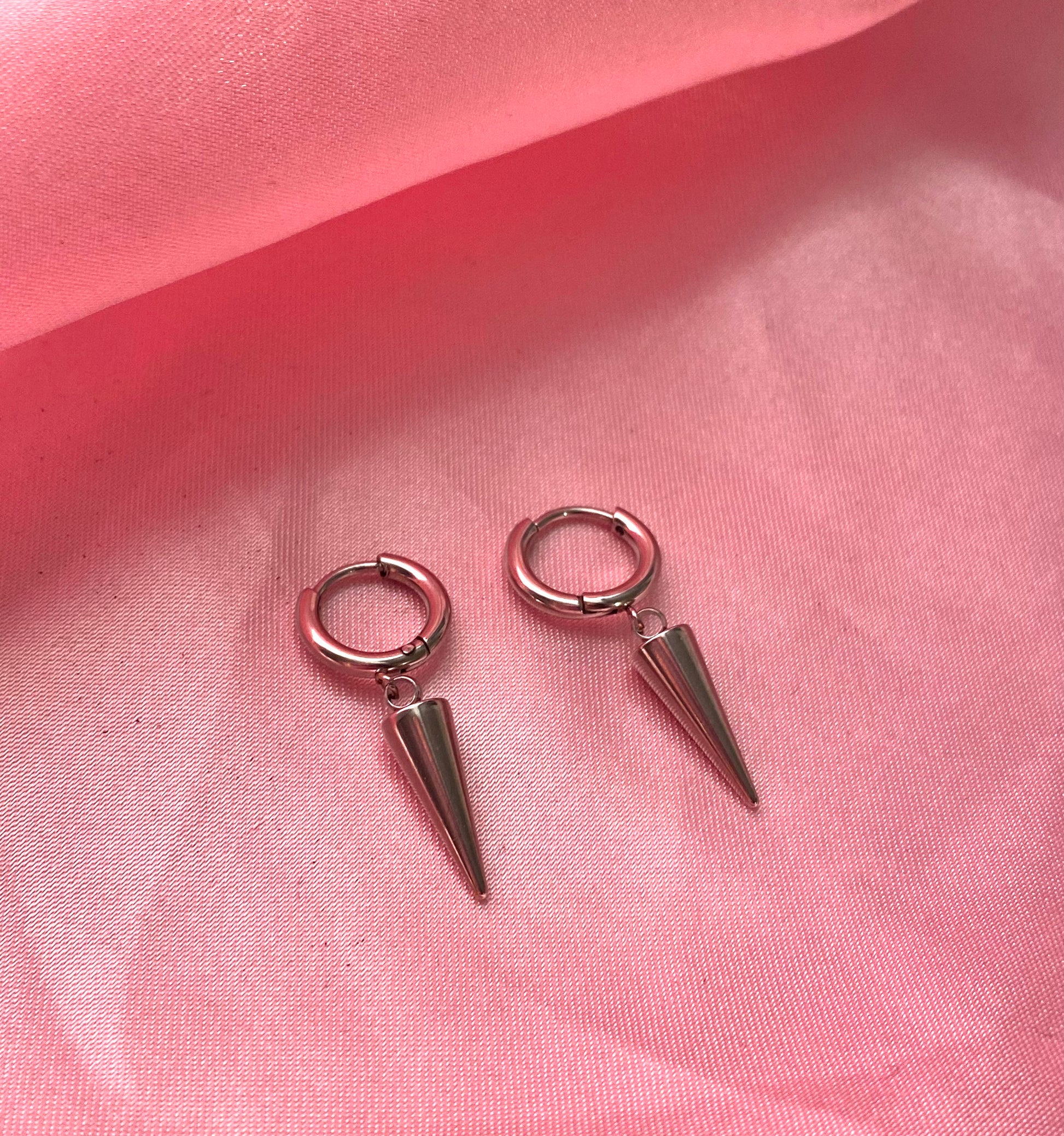 Spike stainless steel earrings