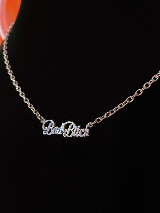 Bad Baddie necklace stainless steel
