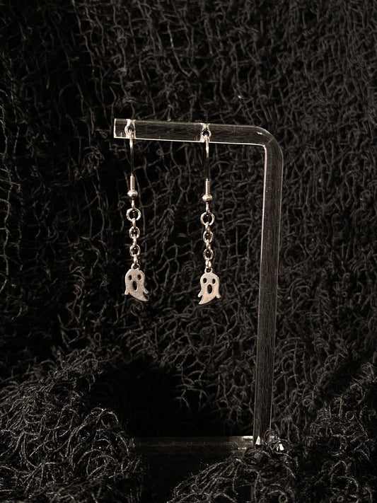 Ghost earrings Halloween stainless steel